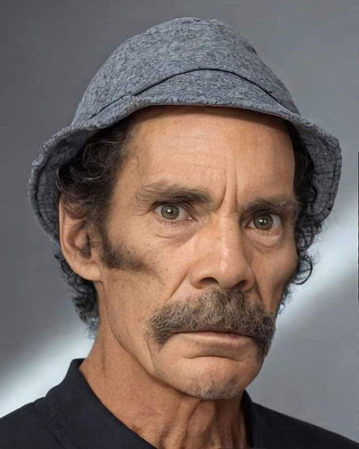 Recrean fotos de Don Ramón con IA y su nieto encuentra un error: “La mirada”