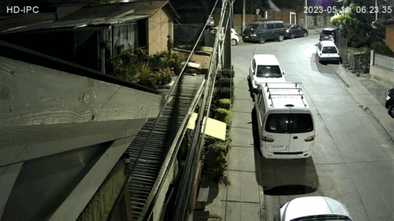 Cámara de seguridad capta el momento exacto de la explosión de gas en Lo Barnechea