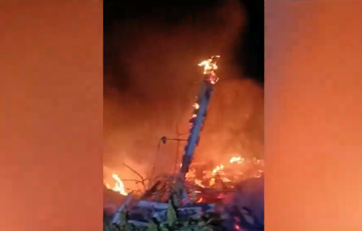 Ataque incendiario en Contulmo deja una vivienda destruida