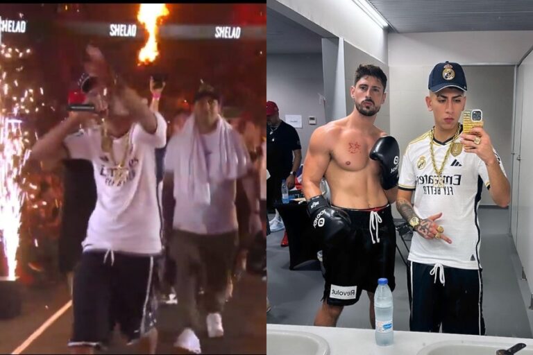 La Velada del Año 3: Así fue la potente entrada de Shelao junto a Jordan 23 al ritmo de 