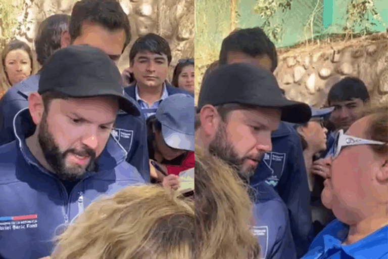 Boric apunta a rechazo de reforma tributaria en manifestación de Fenpruss: 