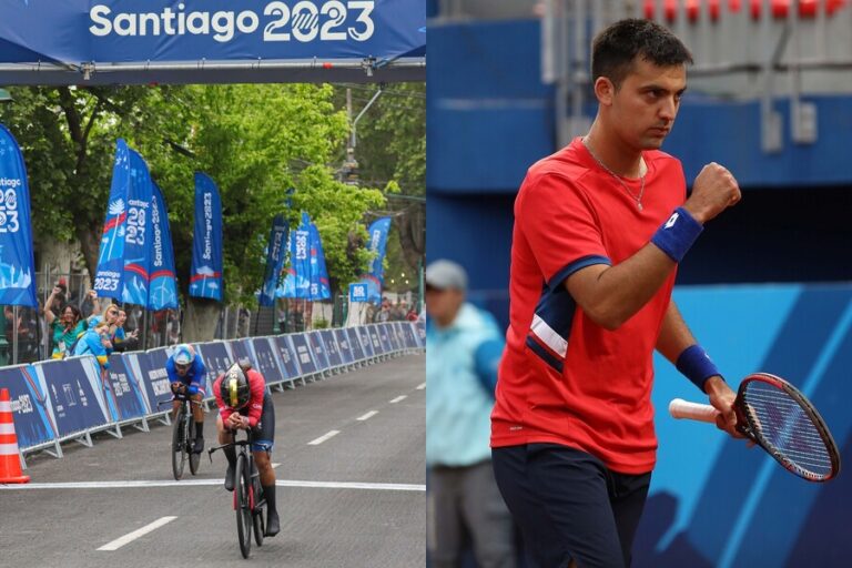 Ciclismo, final masculina de tenis y más: La programación de los chilenos para este domingo 29 de octubre en Santiago 2023