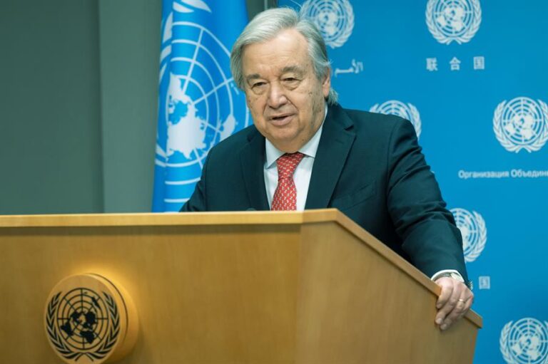 Secretario general de la ONU dice que hay algo que está 