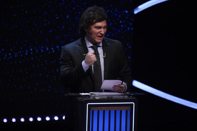 Debate presidencial en Argentina: Milei confirma que 