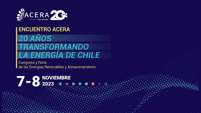 Encuentro ACERA 2023: Congreso y Feria de las Energías Renovables y Almacenamiento