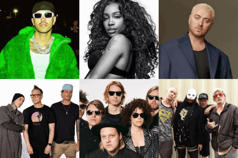 Lollapalooza presenta line up para 2024: Blink-182, Feid, SZA, Sam Smith, Arcade Fire y Limp Bizkit encabezan el cartel