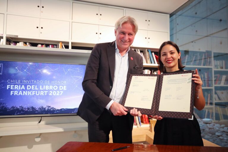 Chile será invitado de honor en la Feria del Libro de Frankfurt 2027