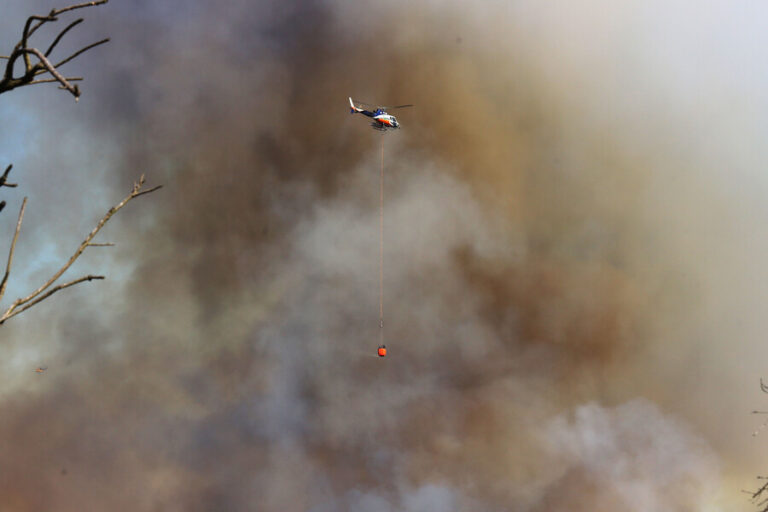 Declaran alerta amarilla en Quilpué por incendio forestal que ha consumido 1.100 hectáreas
