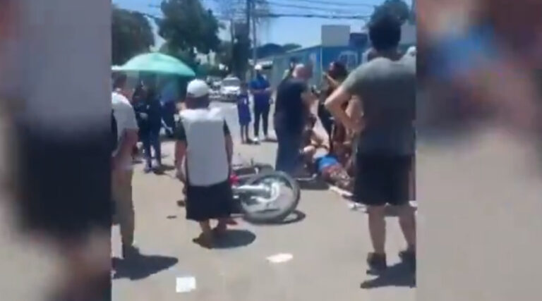 Detienen a motociclista que atropelló a mujer a la salida de local de votación en Maipú tras darse a la fuga