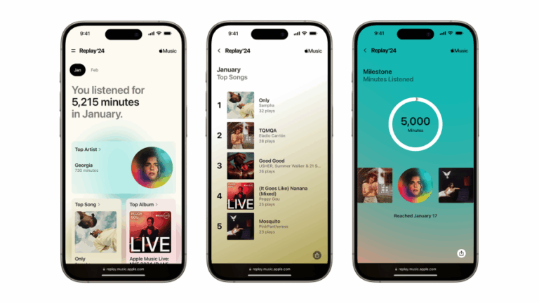El Replay de Apple Music ahora es mensual: Estadísticas estarán disponibles para los usuarios y usuarias cada mes