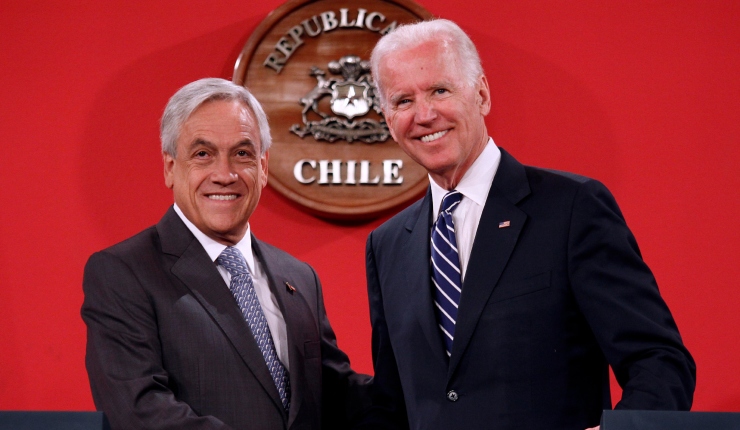Joe Biden: “El expresidente Piñera se comprometió a forjar un futuro más próspero y seguro para Chile”
