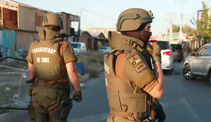 Realizan nuevo operativo en toma de Camino a Melipilla tras denuncias de fiestas clandestinas y comercio sexual