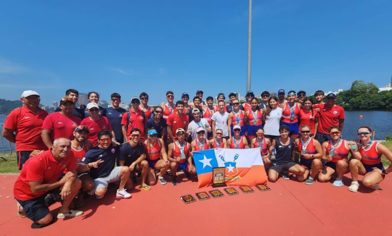 Con más de 20 medallas: Team Chile de Remo vuelve a convertirse en campeón Sudamericano en Brasil