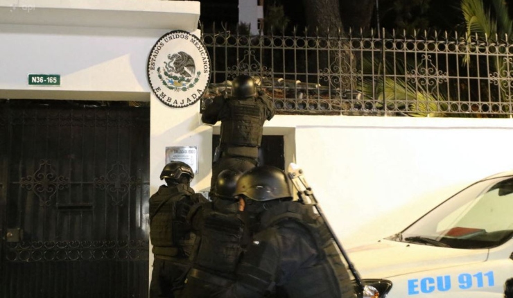 Tras críticas de AMLO: Estados Unidos condena irrupción de Ecuador a embajada de México