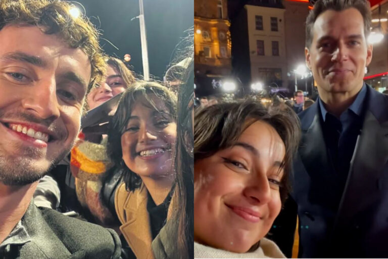 Chilena revela cómo conoció a Henry Cavill y Paul Mescal: 