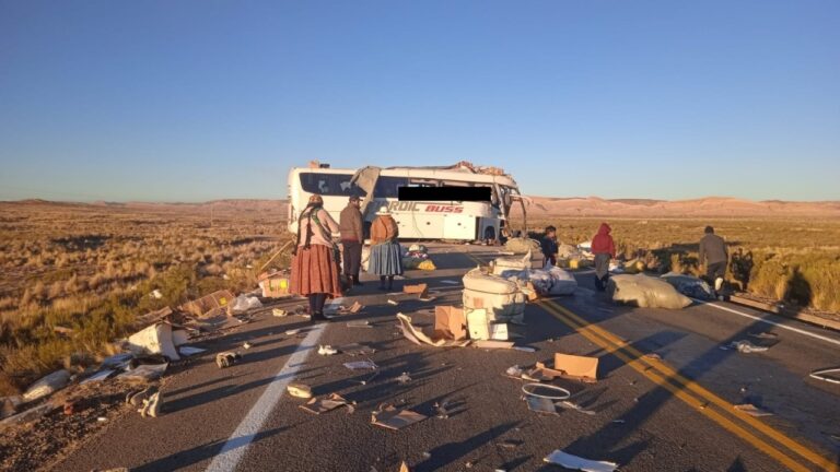 16 muertos tras colisión de camión contra bus que venía a Chile: Sospechan que vehículo mayor llevaba material de contrabando