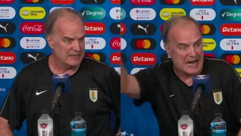 Bielsa furioso sale en defensa de sus jugadores: 