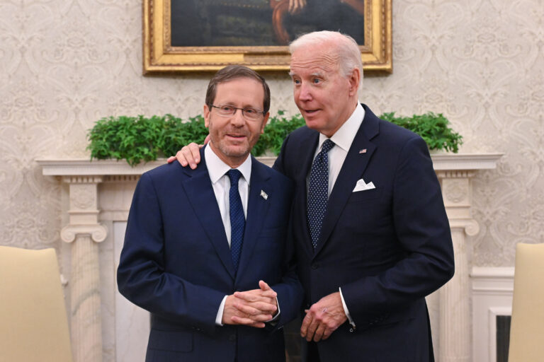 Presidente de Israel agradece a Biden por ser un “verdadero aliado” del pueblo judío