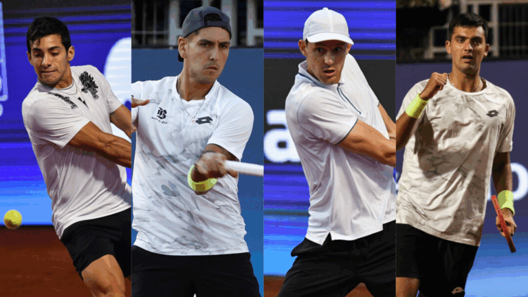 ¿En qué posición del Ranking ATP se ubican los tenistas chilenos?