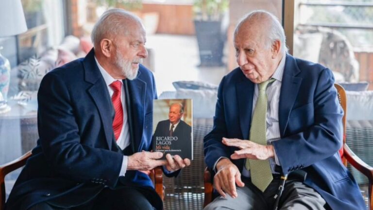 Reaparece Ricardo Lagos: Se reunió con Lula da Silva en medio de visita oficial