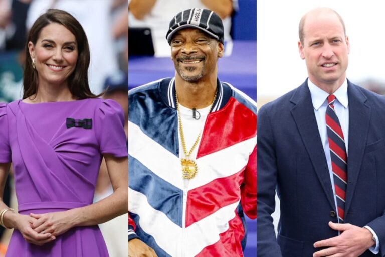 La princesa Kate, el príncipe William con barba y Snoop Dogg felicitan al equipo de Gran Bretaña por su desempeño en París 2024