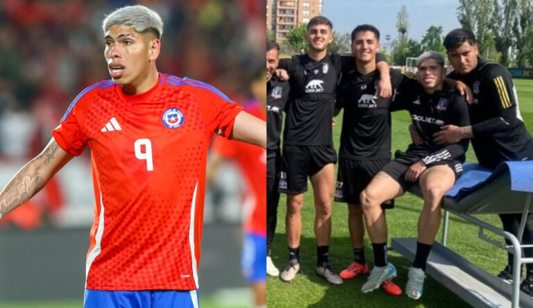 Carlos Palacios reaparece en entrenamiento de Colo Colo tras abandonar concentración de la Selección por 