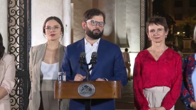 Presidente Boric tras elecciones: 