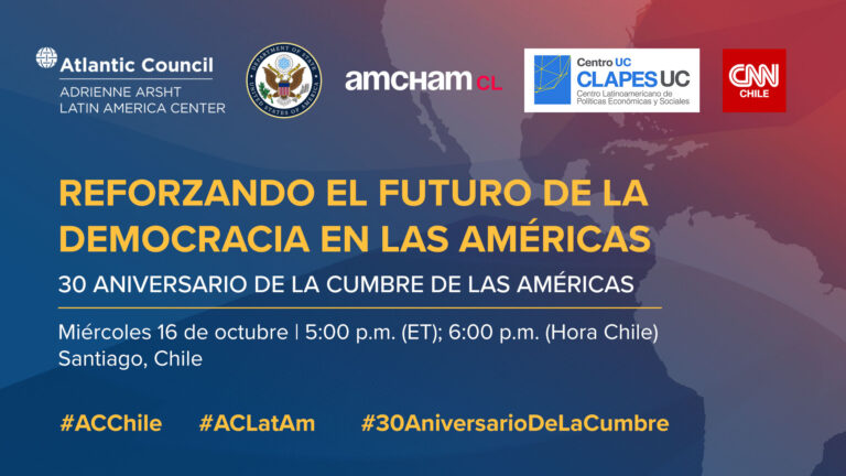 Atlantic Council y el Departamento de Estado realizarán seminario: “Reforzando el futuro de la democracia en las Américas”