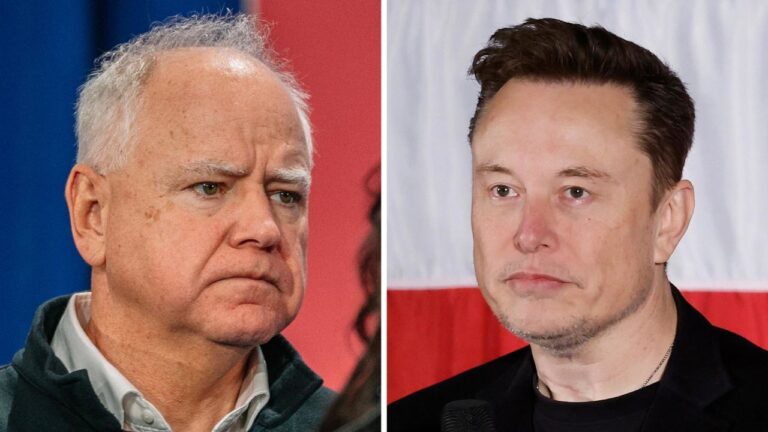 Tim Walz se lanza contra Elon Musk por ofrecer dinero a los electores