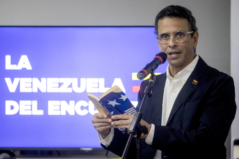 Henrique Capriles exige liberación de 