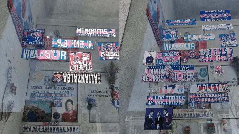 Familia de Leonel Sánchez pide a hinchas que no peguen más stickers en mausoleo del Cementerio General