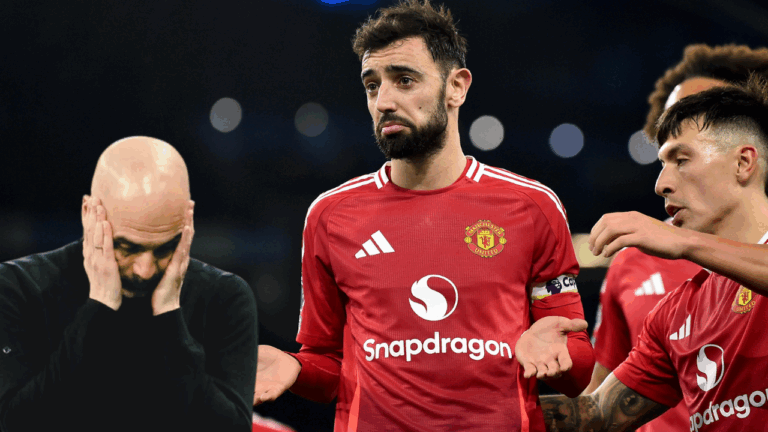 No pudo con los diablos: Manchester United remonta épico derby contra el City y aviva el fuego del infierno de Guardiola