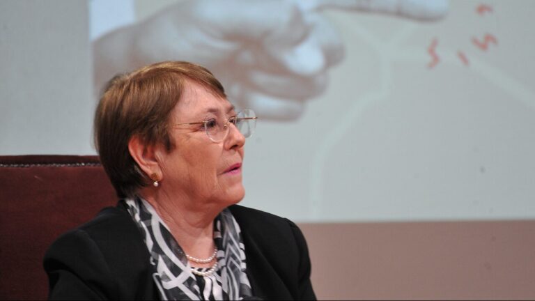 Bachelet expresa su preocupación por creciente 