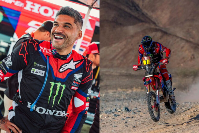 Pablo Quintanilla abandona el Dakar tras sufrir accidente en su moto: Quedó inconsciente por un rato