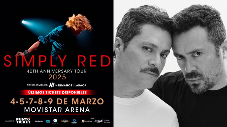Simply Red confirma a Hermanos Ilabaca como teloneros de sus 5 conciertos en Chile