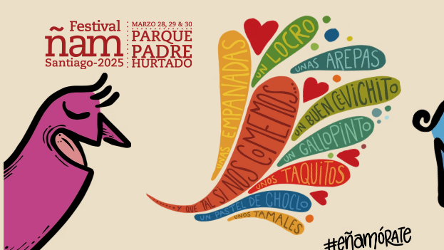 Todo listo para Ñam 2025: Tres días de gastronomía en el Parque Padre Hurtado