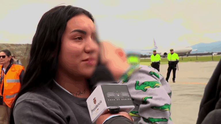 Migrante colombiana denuncia abusos en deportaciones de Donald Trump: 