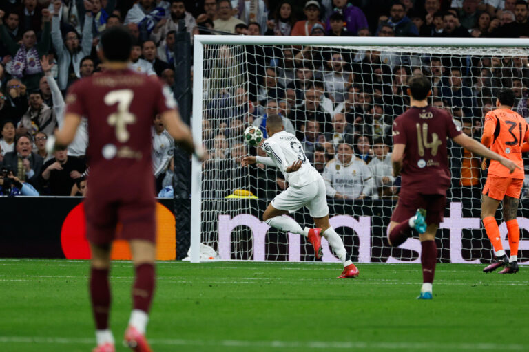 Le bastaron solo 216 segundos: Mbappé pone en ventaja al Real Madrid frente al City en la Champions