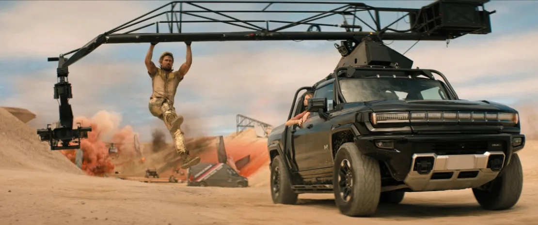 Ryan Gosling y Emily Blunt en "The Fall Guy". Universal Pictures