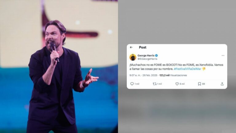 George Harris se descarga en redes tras su fracaso en el Festival de Viña: 