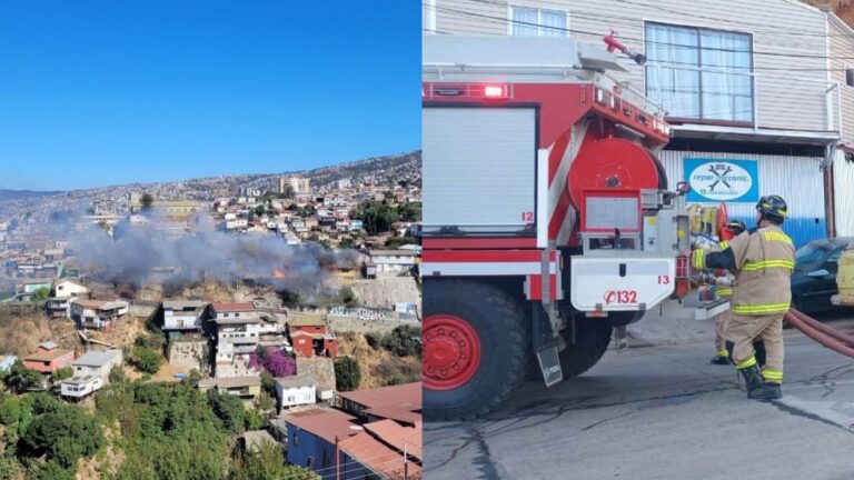 Incendio en Cerro Cordillera es controlado y deja 25 damnificados tras destrucción de sus viviendas