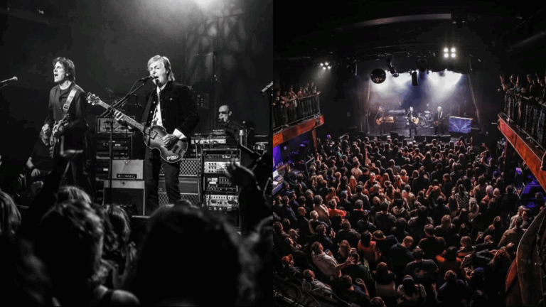 Paul McCartney sorprendió a los neoyorquinos con un improvisado concierto en el icónico Bowery Ballroom