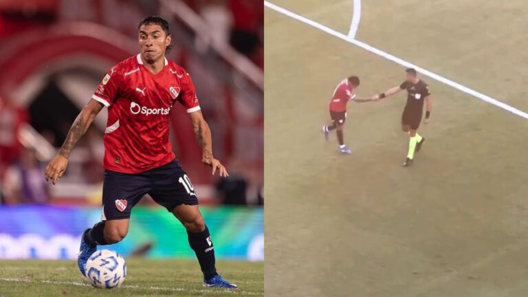 Luciano Cabral brilla en Argentina: Asistencia de lujo, gol de Independiente y elogios del árbitro