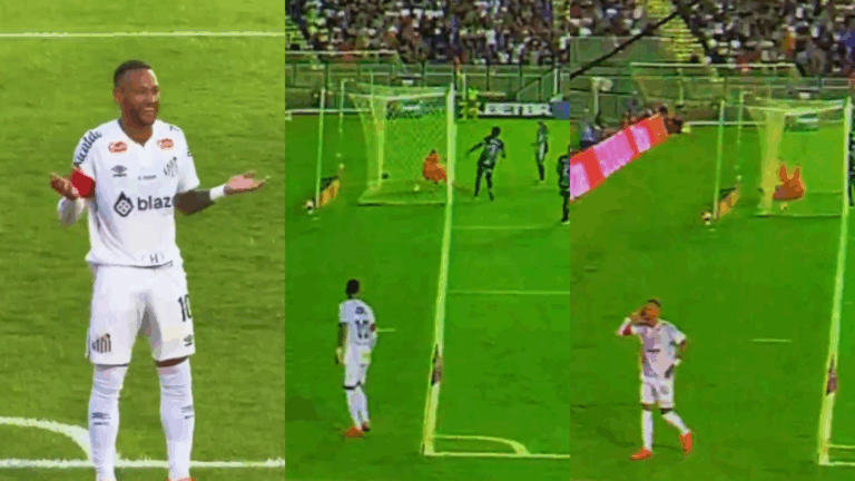 Neymar volvió en gloria y majestad: Marcó gol olímpico en el triunfo del Santos