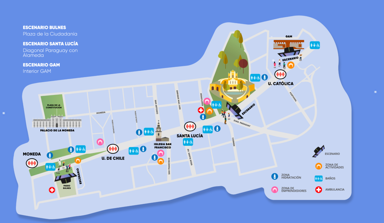 Festival "Santiago Te Amo". Foto: Gobierno de Santiago