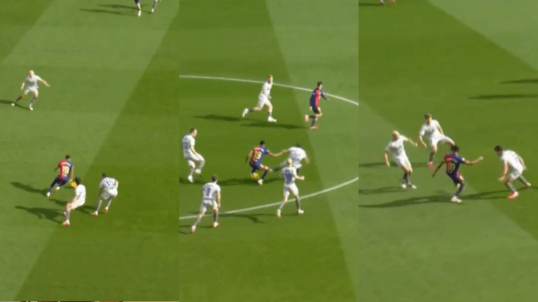 Se los pasó a todos: Yamal se viste de mago con espectacular jugada durante el duelo entre Barcelona y Alavés por La Liga