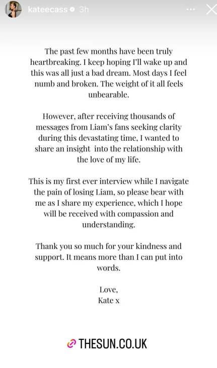 Kate Cassidy | Instagram