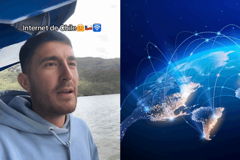 Español en Chile se sorprende con la velocidad del internet: 