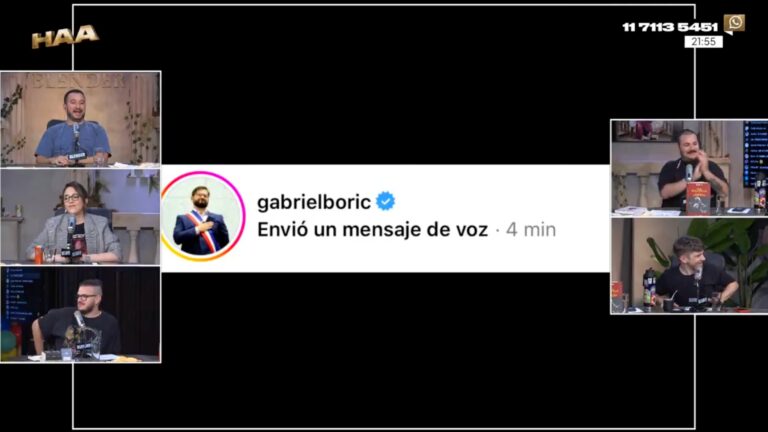 Presidente Boric sorprende con saludo a videopodcast argentino: “De acá de Chile somos varios que los seguimos”