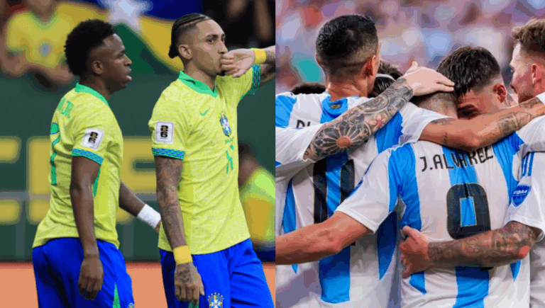 Argentina vs Brasil: Dónde ver el clásico sudamericano por las Eliminatorias 2026 en Chile